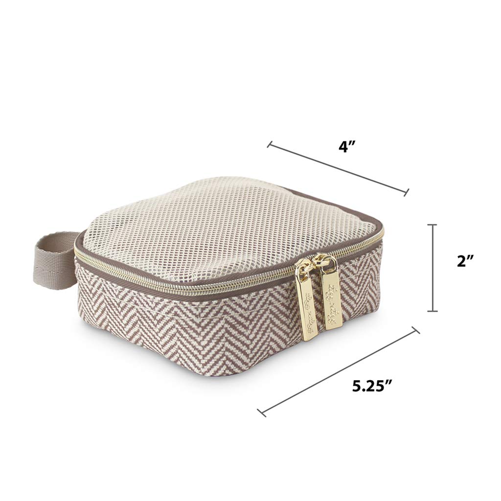 Itzy Ritzy Packwürfel – Set mit 3 Packwürfeln oder Reiseorganisatoren; jeder Würfel verfügt über ein
