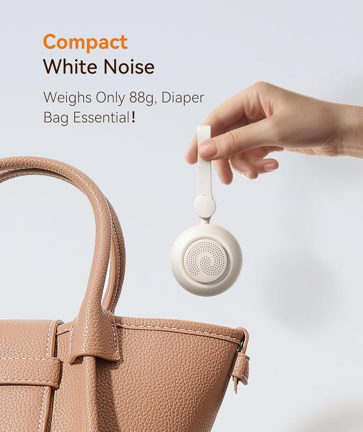 Dreamegg Sleep Lite 1 White Noise Machine Baby - Tragbares Weisses Rauschen Baby mit 19 Klänge, Eins