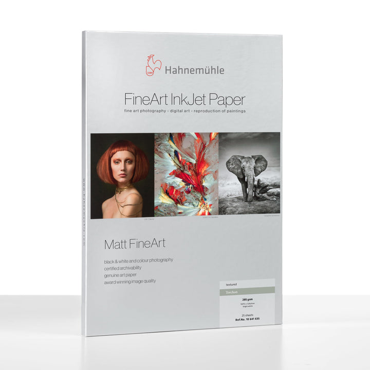 Hahnemühle 10641635 Digital FineArt Torchon Papier, 285 g/m², DIN A4, 210 x 297 mm, hellweiss, 210 x