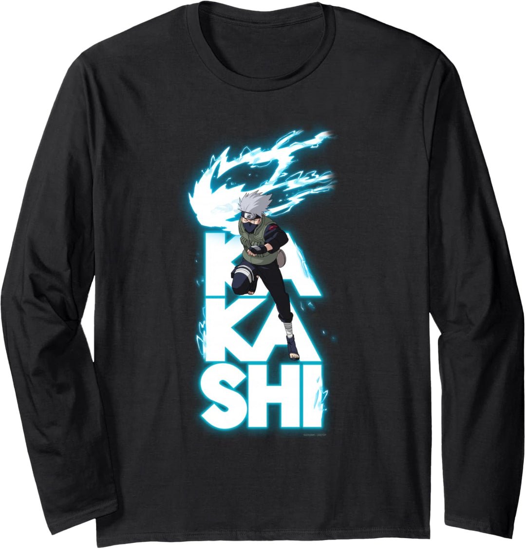 Naruto Shippuden Kakashi Stacked Type Langarmshirt