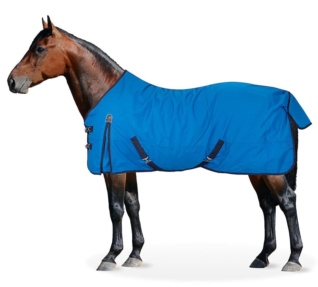 Equinate Regendecke Springfield Weidedecke mit Fleece 135cm Cobalt Cobalt 135cm, Cobalt 135cm