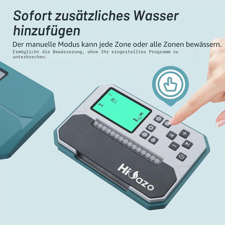 bewässerungscomputer, WiFi Sprinkler Bewässerungssystem Timer, 8 Zonen, Innen Aussenbewässerungssyst