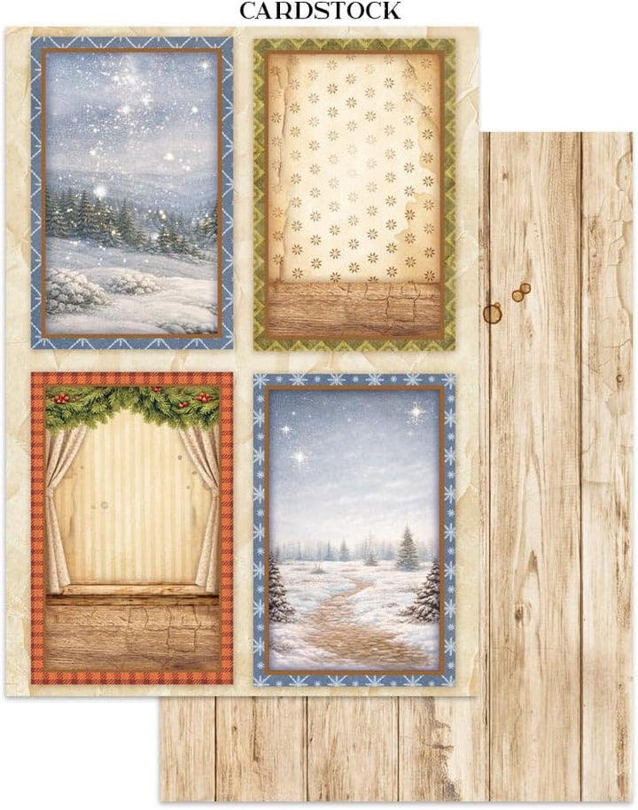 Stamperia - Junk Journal Stickers, Die-Cuts and Backgrounds for Scrapbooks, Albums, Card Making and