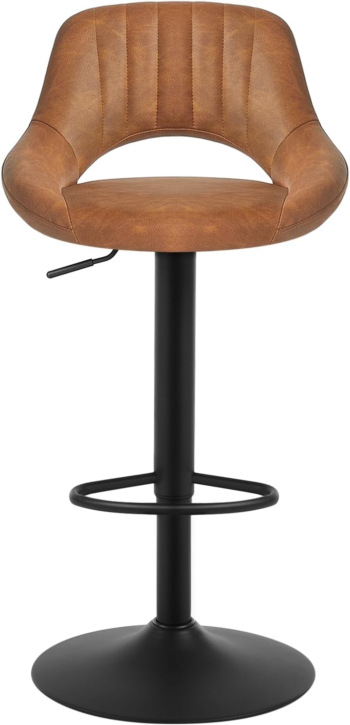 EUGAD 0667BY-2 2X Barhocker Designer Hocker Tresenhocker Bistrohocker 360° drehbar stufenlos höhenve