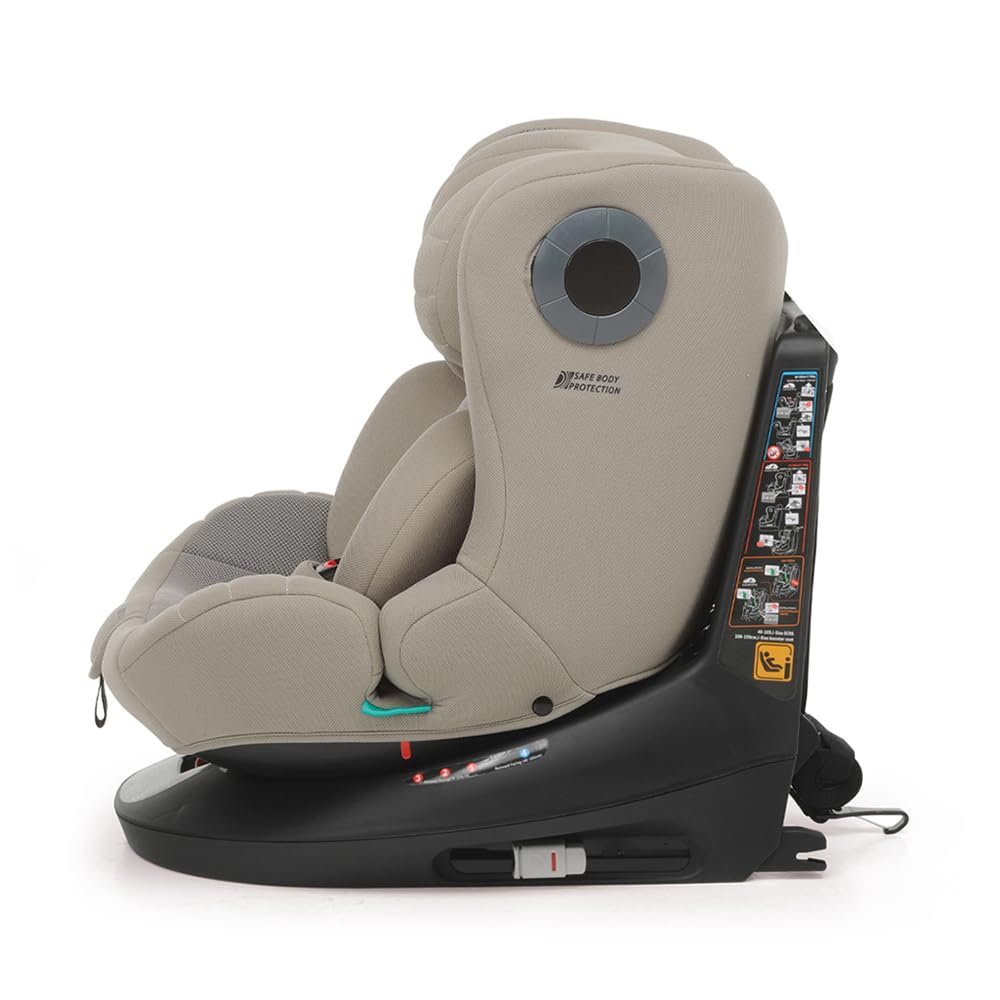 Foppapedretti FP360 Quick i-Size 360° drehbarer Sitz für Kinder von 40 bis 150 cm Körpergrösse 0-12