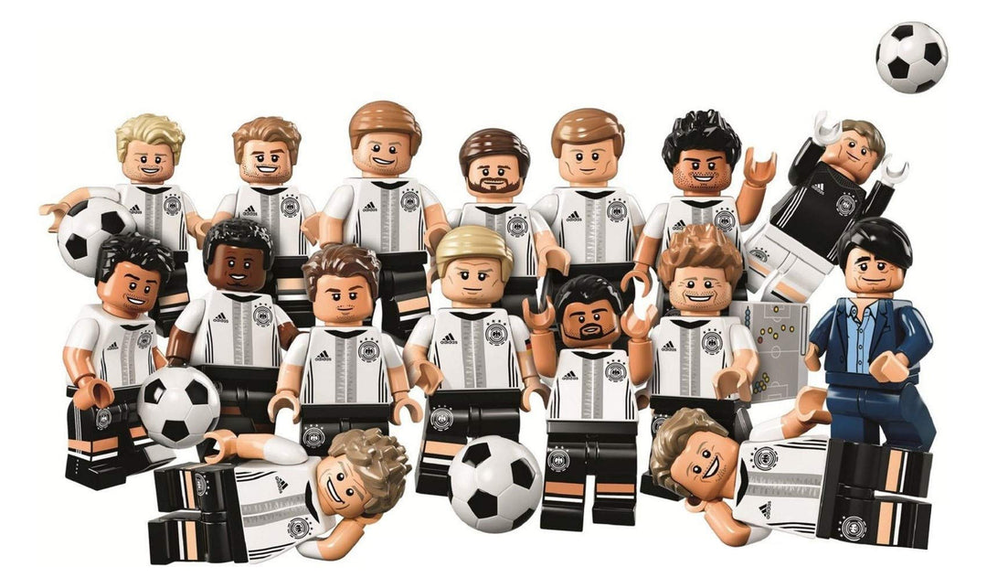 Lego 61025 mit 71014 minifiguren Display 60 Sammelfiguren Fussball DFB ungeöffnet