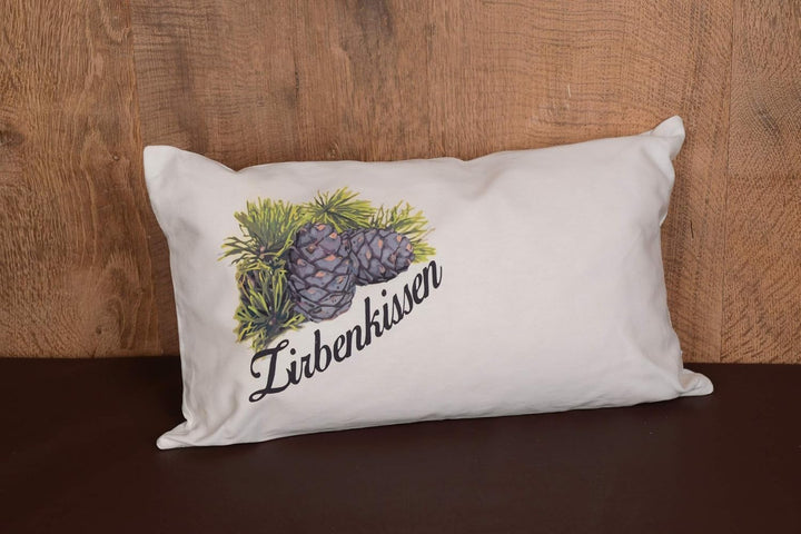 Zirbenkissen Zirbe mit Inlett 30x50 cm befüllt mit Zirbenspänen aus 100% Alpen Zirbenholz