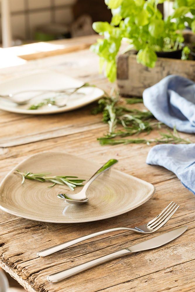 Monix Pisa Besteckset, 24-teilig Silber, Silber