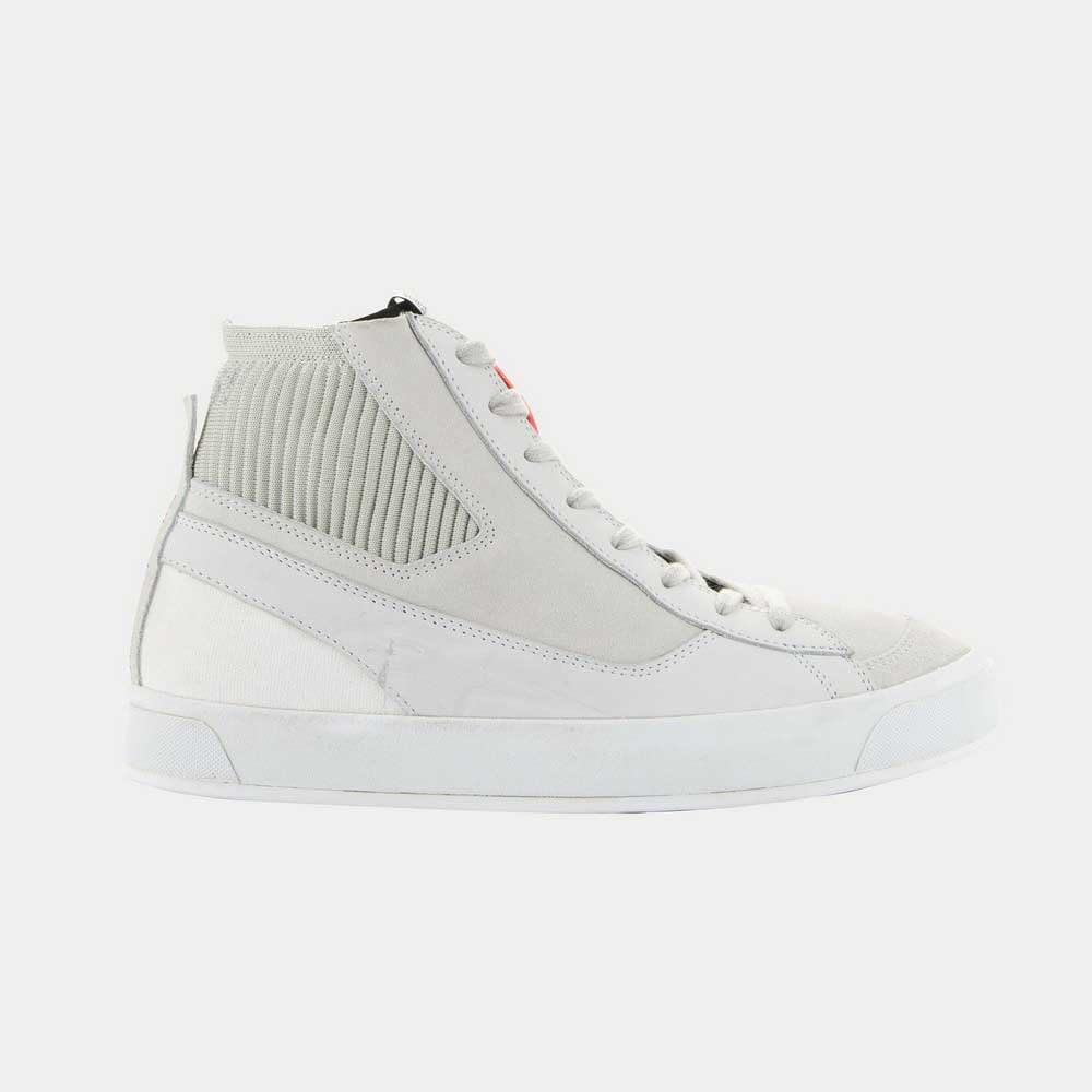 Alpinestars Stated Motorrad Schuhe, weiss/grau, 12.5 (46) Weiss Grau 46 EU, Weiss Grau 46 EU