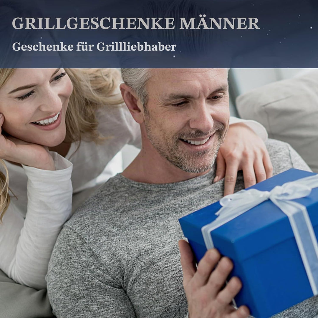 Grillzubehör,Grillspatel, HolzgriffGrillspatel, Grillspatel zum Grillen im Freien, Geschenk für Männ