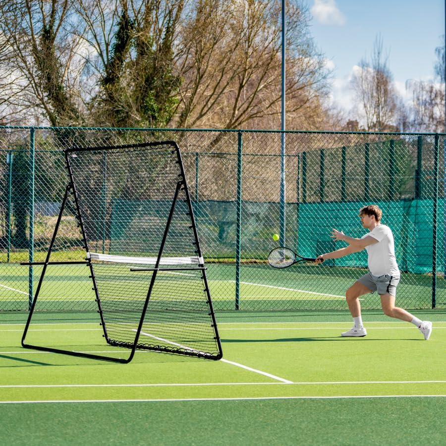 Vermont Tenniswand Garten (2,7m x 2,1m) - EIN Verstellbarer Tennis Rebounder - das perfekte Tennis R