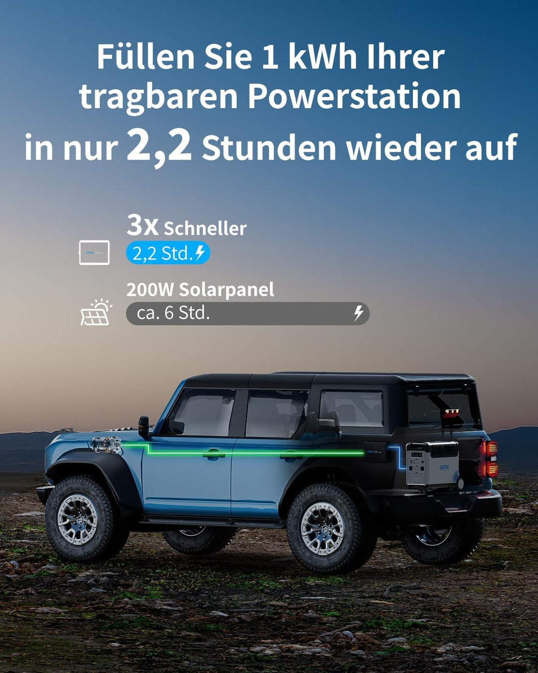 500W Alternator DC-DC Ladegerät, Schnellladegerät für tragbare Power Station & Solargenerator, 6× sc