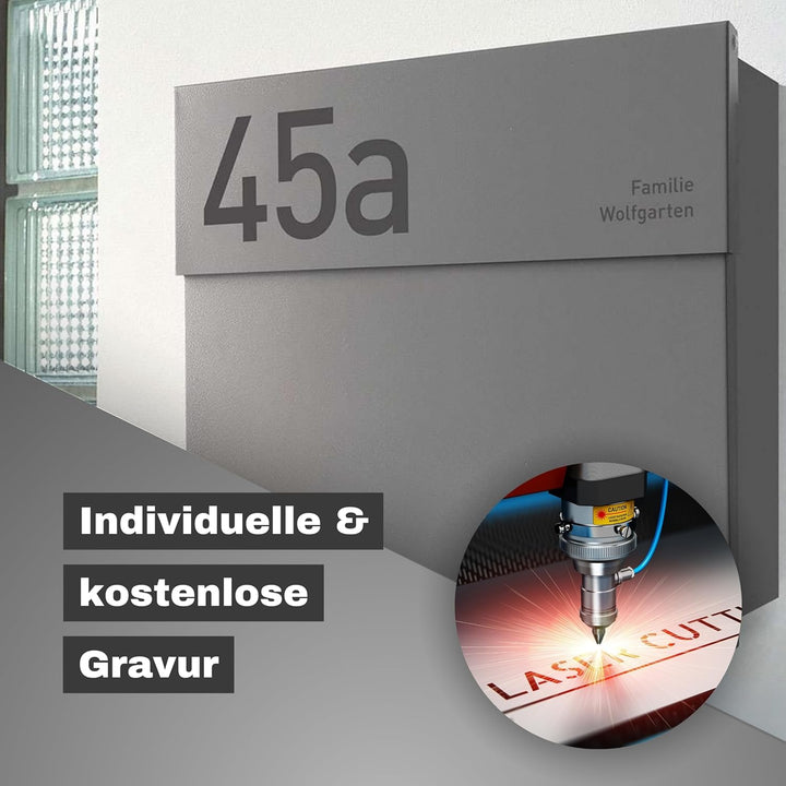 Radius Briefkasten Letterman 4 Silber - 560 c