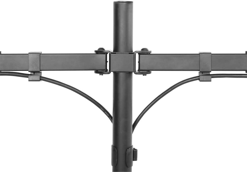 Neomounts by Newstar Monitor Tischhalterung Schwarz FPMA-D550DDBLACK Doppel 10-32 16kg One size Moni