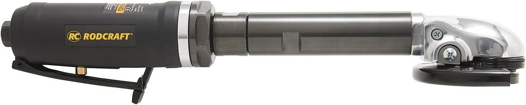 Rodcraft RC7170 Druckluft-Winkelschleifer, 100 mm Trennscheibe | 14000 U/min, langer Schaft und 746