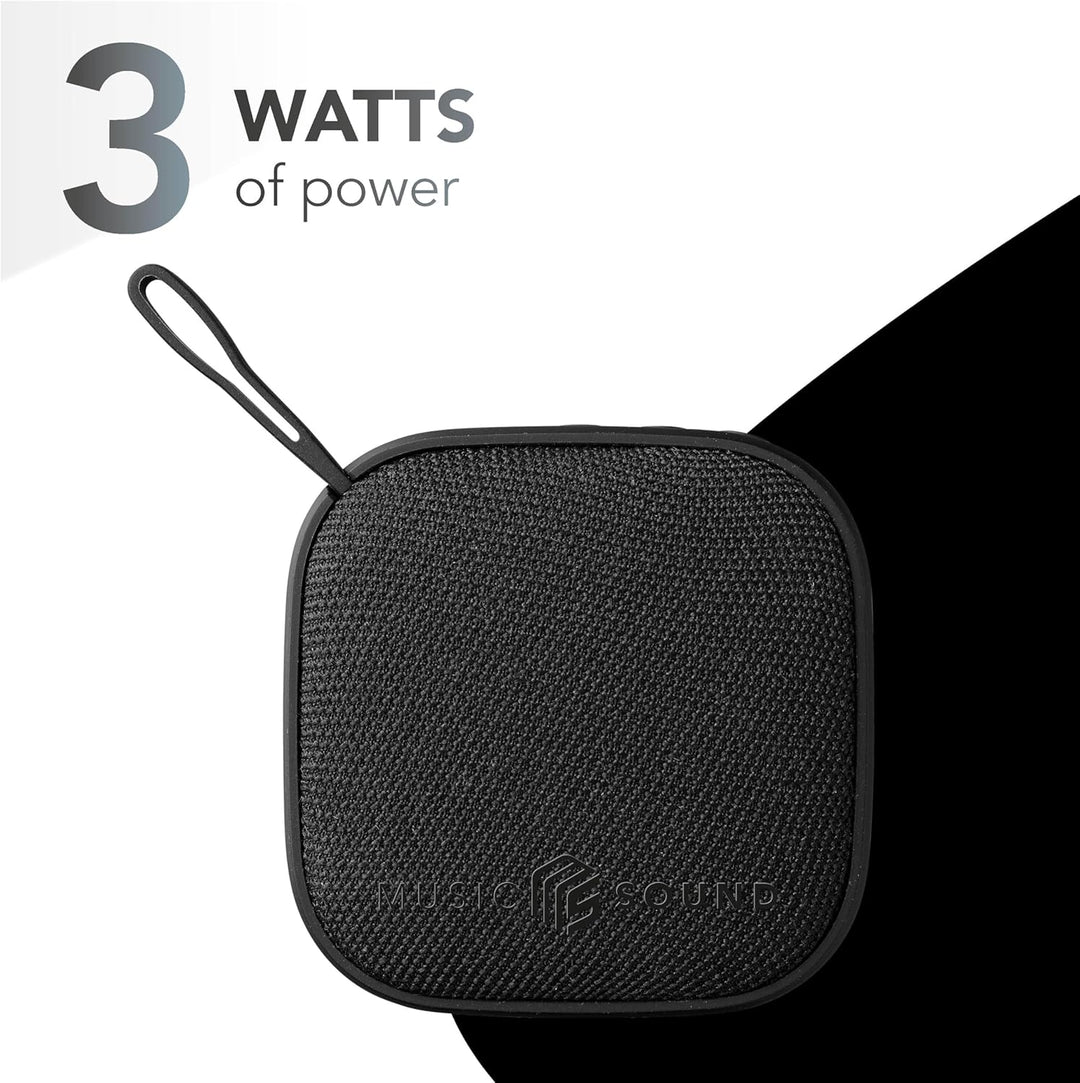 Music Sound - MINI - Bluetooth-Lautsprecher - 3-Watt-Leistung - 4 Stunden Spielzeit - Kompakt und tr