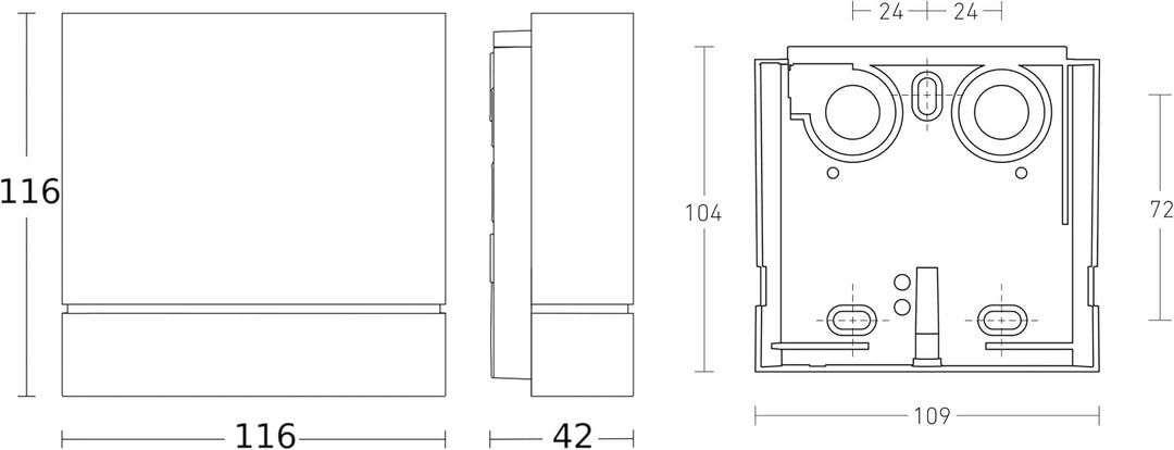 Steinel Bewegungsmelder IS 180 Digi Weiss, 180° Erfassung, 8 m Reichweite, smarte Bluetooth Mesh Ver
