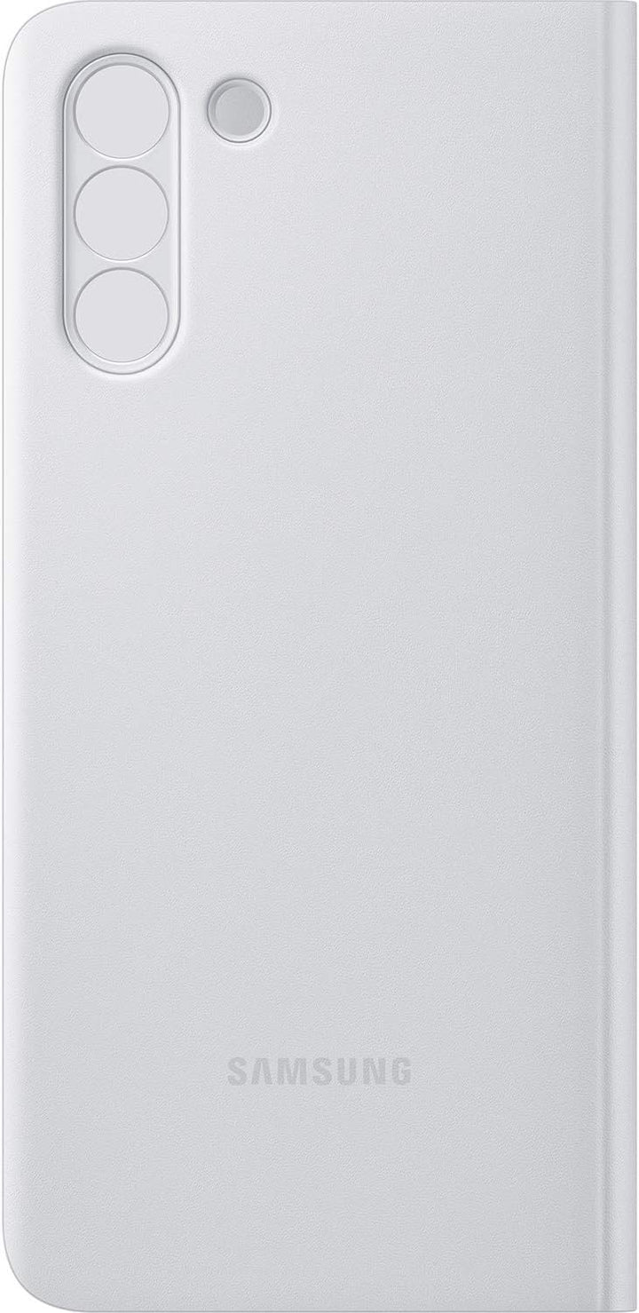 Samsung Clear View Smartphone Cover EF-ZG996 für Galaxy S21+ 5G Flip Cover, Handy-Hülle, extra-dünn,