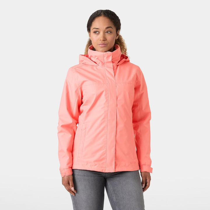 Helly Hansen Damen Aden Regenjacke XL Coral Almond, XL Coral Almond