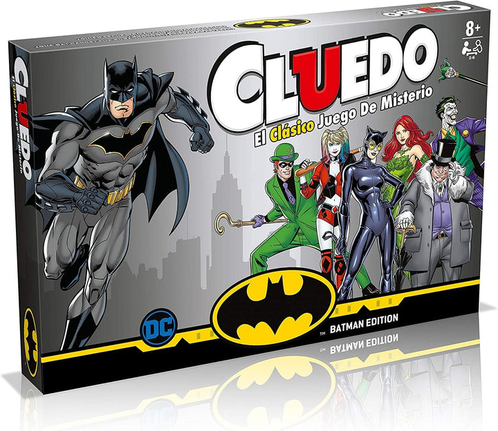 Cluedo Batman - Cluedo Winning Moves Mystery Brettspiel - Löse das Rätsel in Gotham City - Spanische