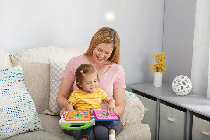 VTech Baby Mein 100-Wörter-Buch – Interaktives Bilderbuch zum Lernen erster Wörter mit 12 bilinguale