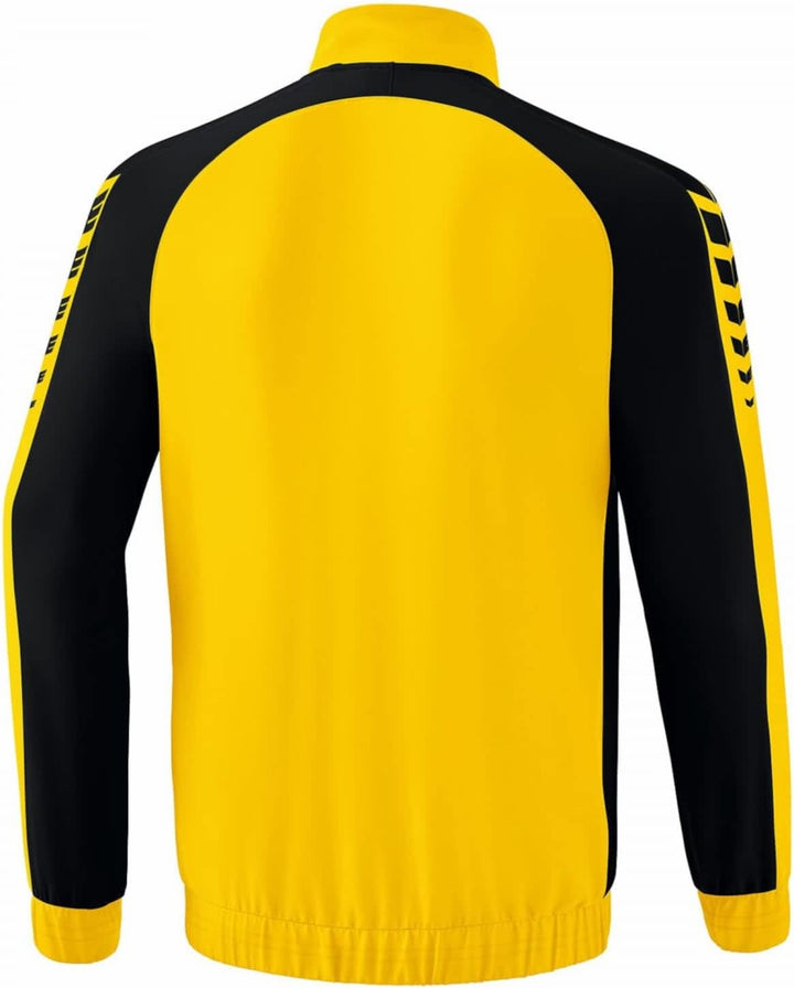 Erima Herren Six Wings Präsentationsjacke S gelb/schwarz, S gelb/schwarz