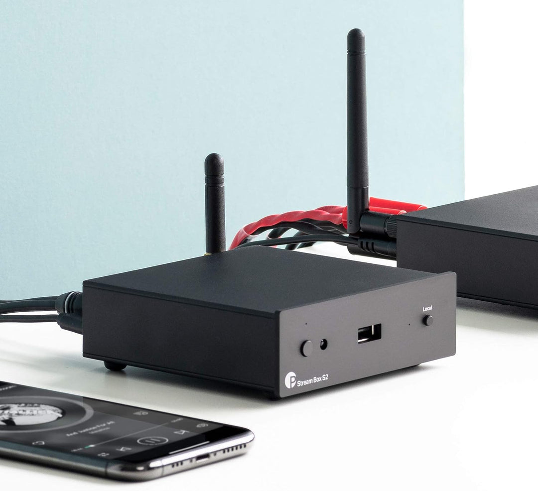 Pro-Ject Stream Box S2 (Schwarz), Schwarz
