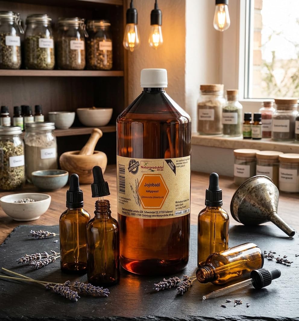 Jojobaöl kaltgepresst (1000 ml) Jojoba Öl kaltgepresst