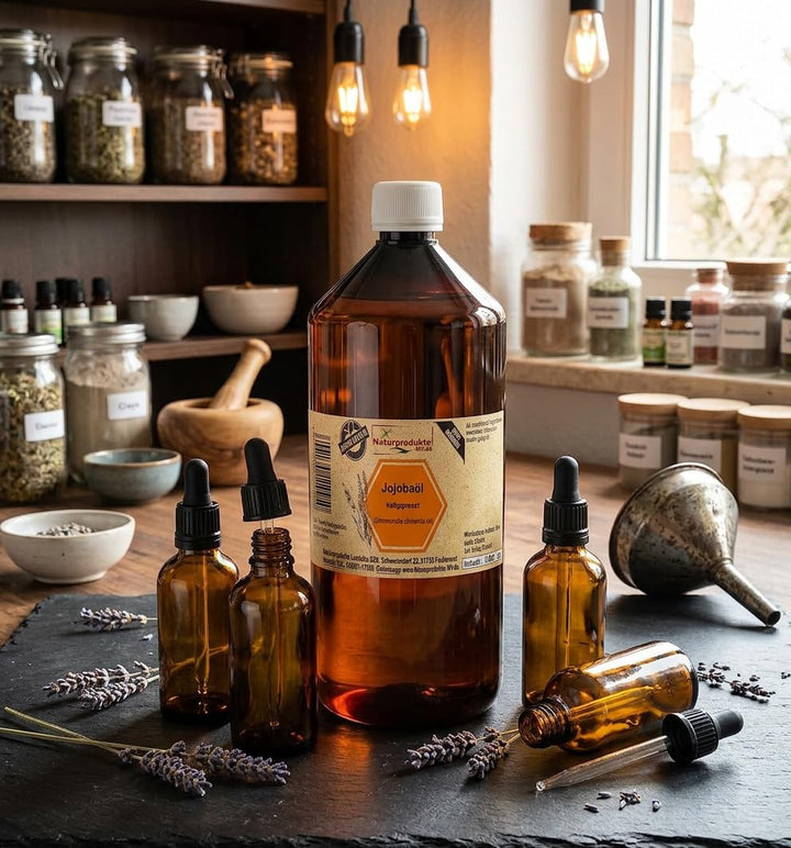 Jojobaöl kaltgepresst (1000 ml) Jojoba Öl kaltgepresst