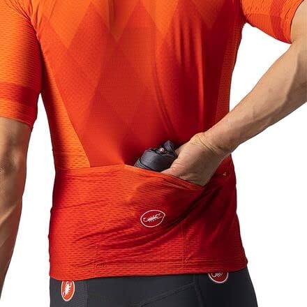 CASTELLI Herren A Tutta Jersey Sweatshirt S Feurig rot, S Feurig rot