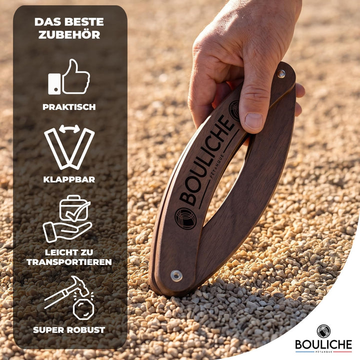 Bouliche® Klappbarer Boule-Wurfring 50 cm