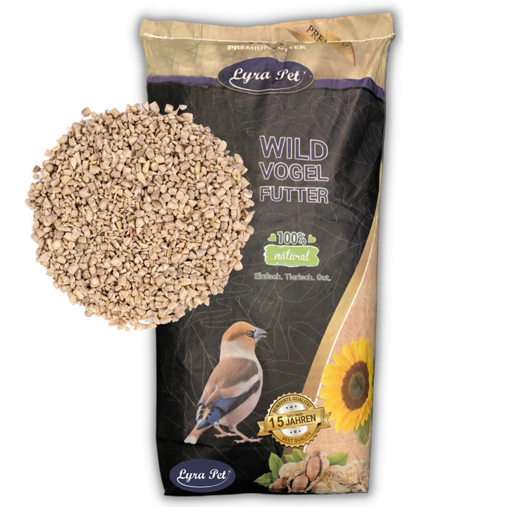 Lyra Pet®25 kg Sonnenblumenkerne geschält Bruch HK Österreich Wildvögel Fettfutter