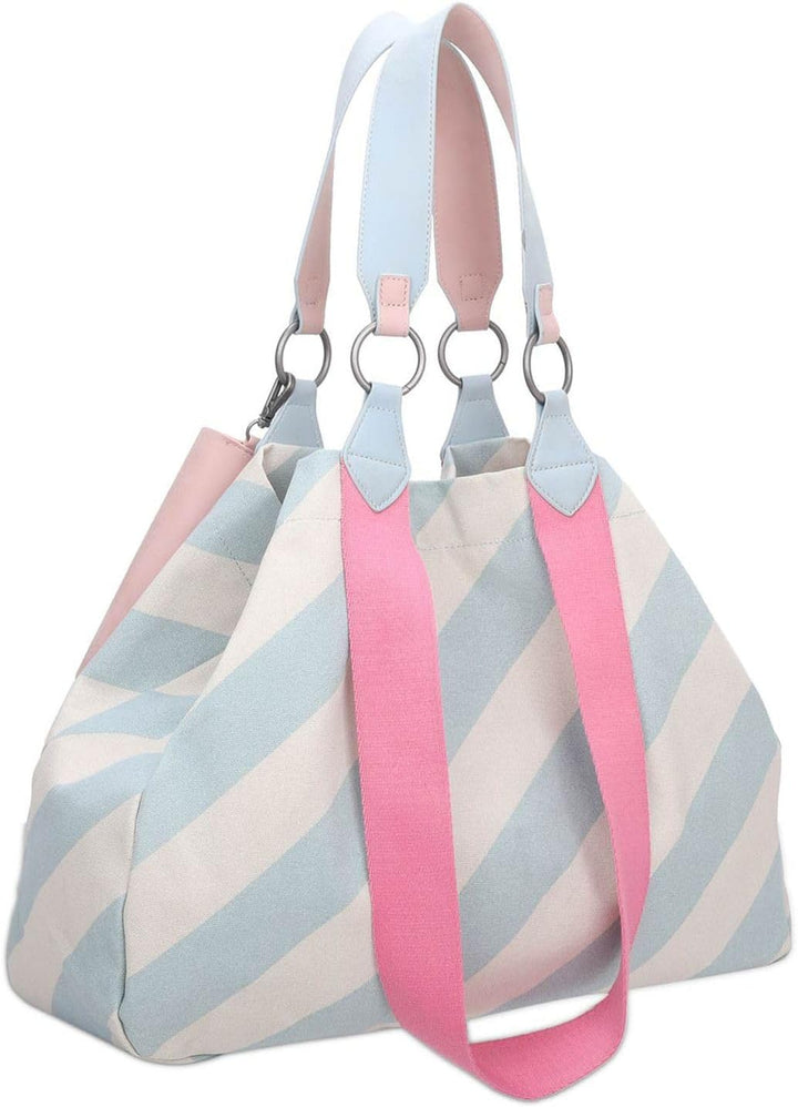 Fritzi Izzy Ice Canvas Shopper Handtasche Henkeltasche Schultertasche Pool Party