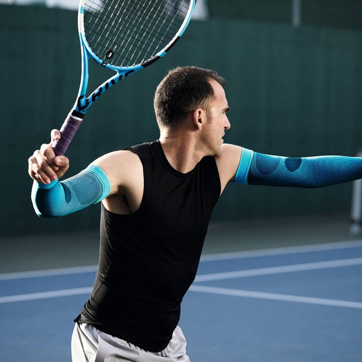 BAUERFEIND Arm Sleeve „Compression Sleeves Arm“, 1 Paar Armlinge, Armstulpen Weiss XL kurz, Weiss XL