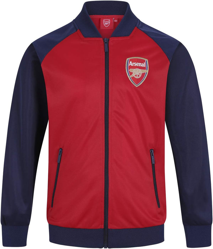 Arsenal FC - Jungen Trainingsjacke im Retro-Design - Offizielles Merchandise - Geschenk für Fussball