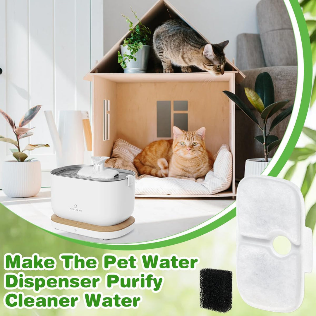32 Stück Katzenbrunnen Filter, Katzen Trinkbrunnen Filter für für PETLIBRO Dockstream Tomxcute Katze