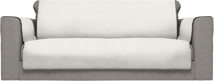 Italian Bed Linen CD-COMFORT-PANNA-3P Komfort-Antigleiten-Sofa-Decke,3 Plätze, Creme 3 Plätze Creme,