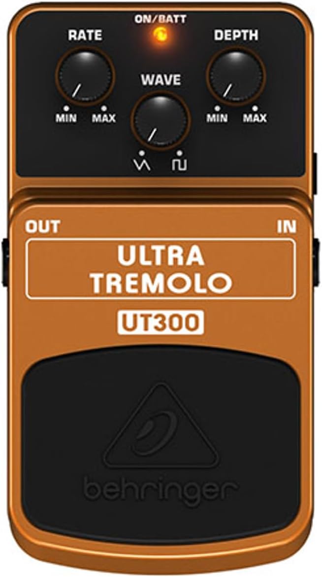 Behringer UT300 Ultra Tremolo Klassisches Tremolo-Effektpedal ULTRA TREMOLO UT300 Guitar Pedal, ULTR