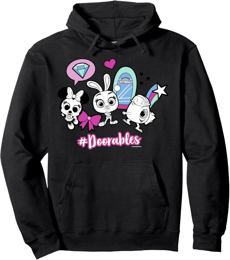 Disney Doorables Trio Outline Portraits Pullover Hoodie