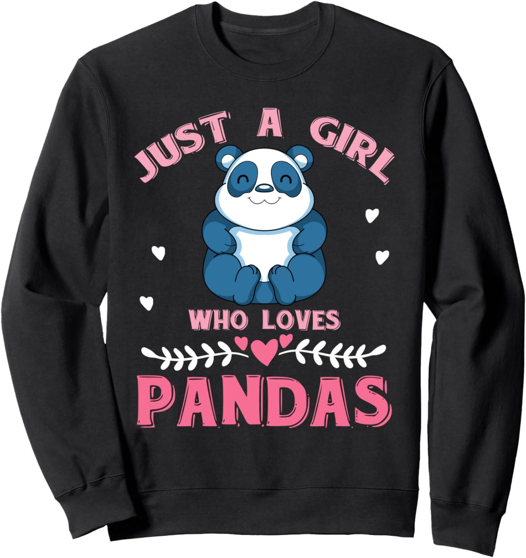 Pandabär Mädchen Chinesisches Zoo Tier Asien Panda Sweatshirt