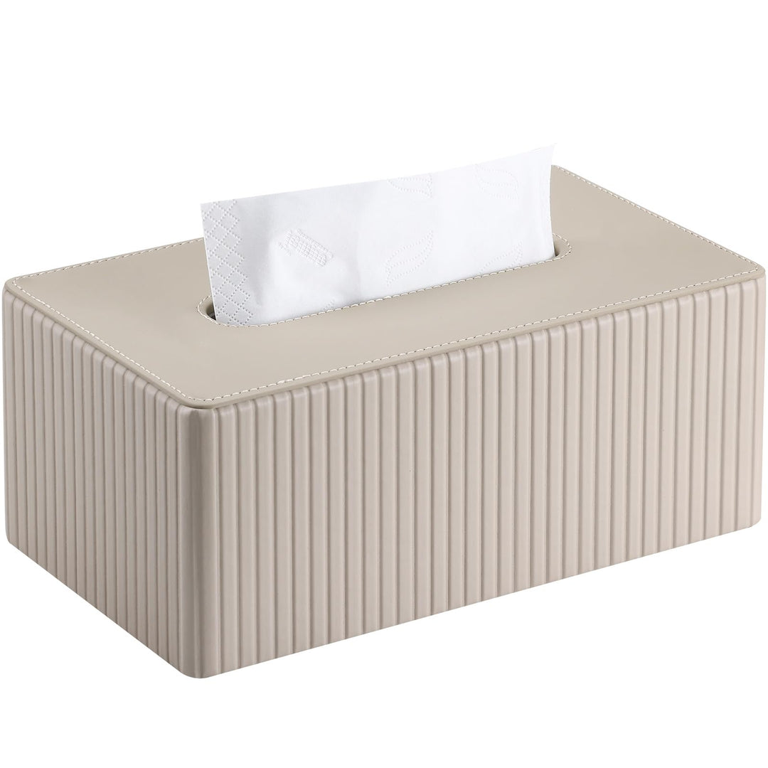 KINGFOM Kosmetiktücherbox Taschentuchbox, Rechteckige Tissue Box Tücherbox für Wohnzimmer, Badezimme