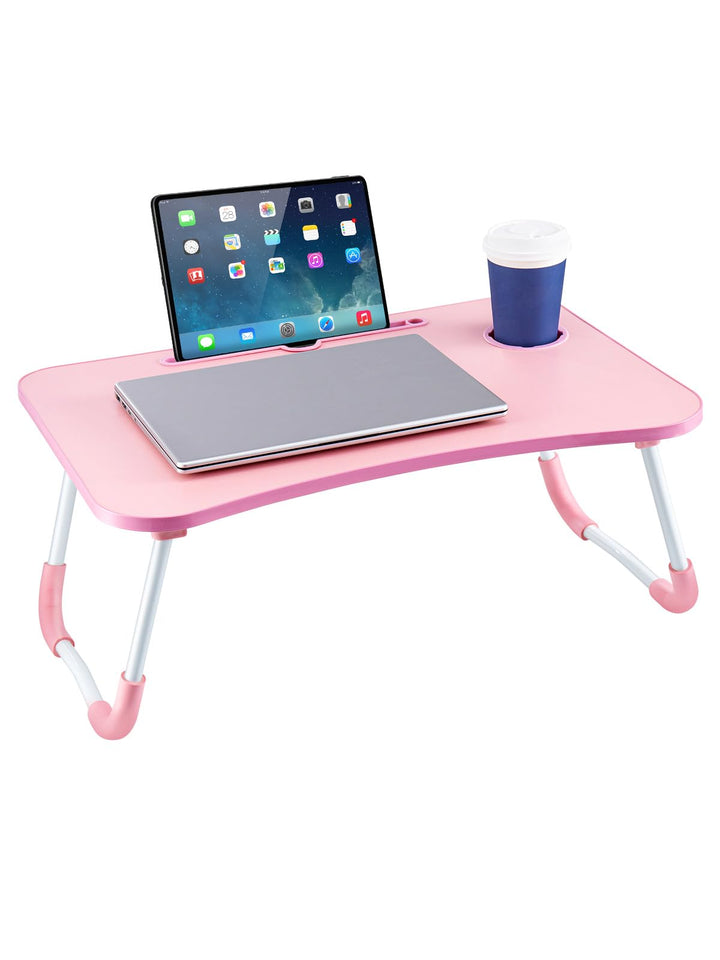 Laptoptisch Betttablett Tablet-Ständer & Becherhalter – Laptop Tisch für Bett, Sofa & Boden (60 x 40