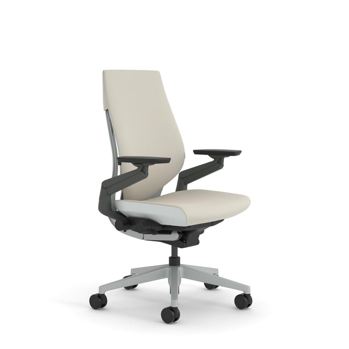 Steelcase Gesture Ergonomischer Bürostuhl mit 360° Armlehnen und 3D-Live Back Lumbalstütze Beige, 66