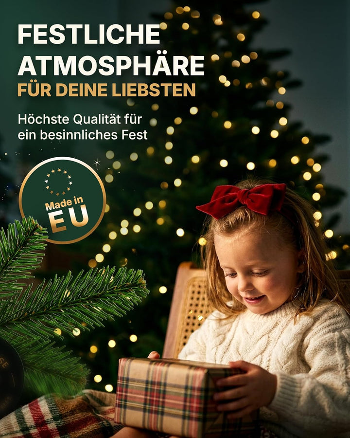 Premium Künstlicher Weihnachtsbaum 180 cm Scandinavian Spruce [100% Spritzguss] Tannenbaum Künstlich