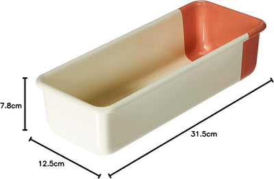 Riess, 0638-570, Kuchenform, Länge 30cm, Breite 10cm , Höhe 7cm, Truehomeware, Obers/Pfirsich, Editi