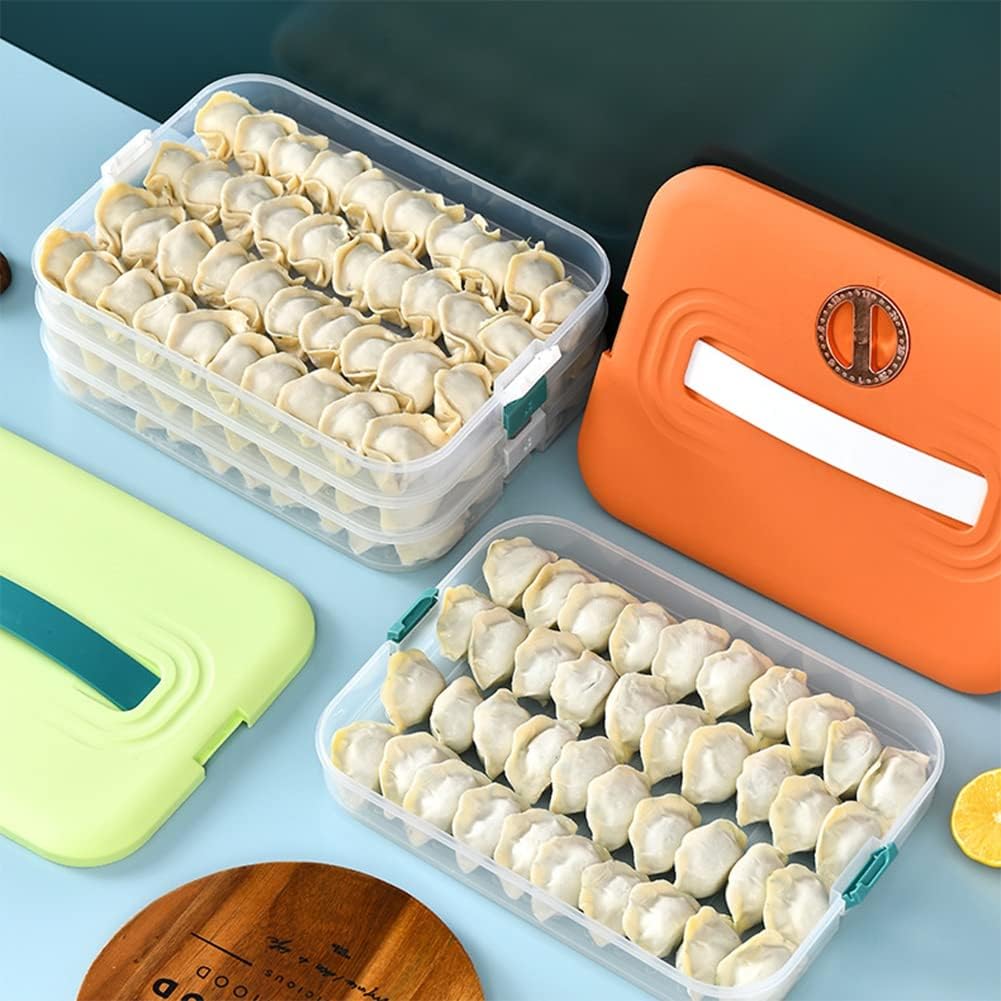 KnöDelbox Aufbewahrungsbox KüHlschrank KnöDel Einfrieren Mehrschicht-Gefrieren SchnellgefrierknöDelb