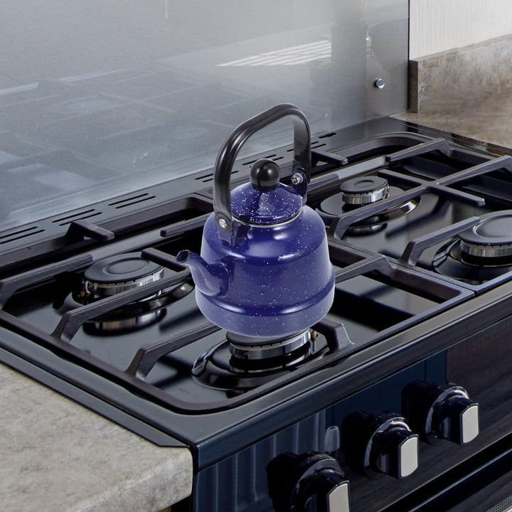 Housoutil Hotel Emaille Pfeifkessel Emaillierter Wasserkessel Metall Kaffeekanne Wasserkocher Teapot