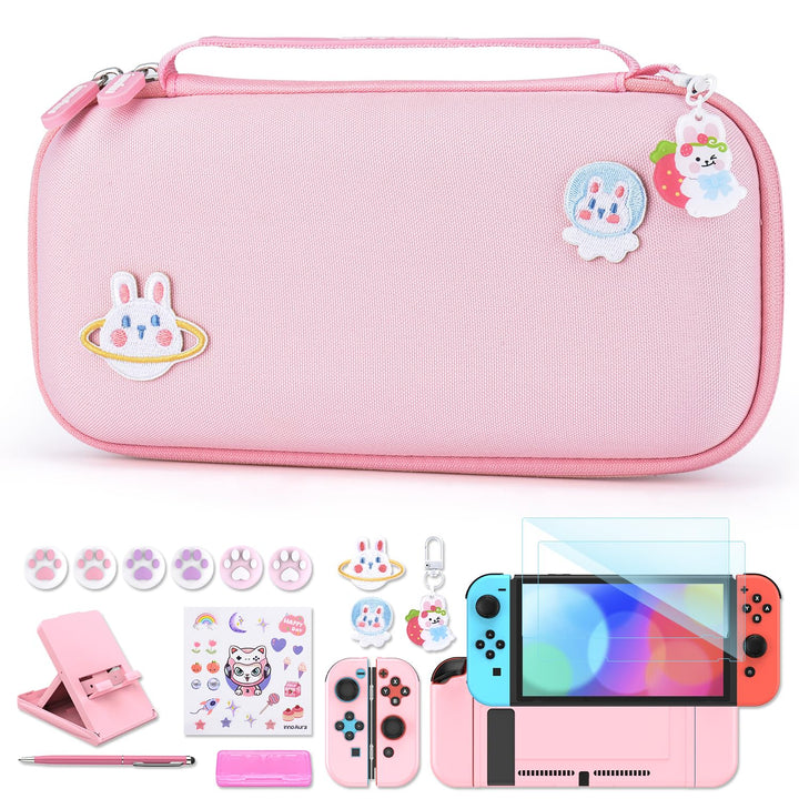 Switch Tasche für NS Switch - innoAura 18 in 1 Switch Zubehör mit Switch Hülle, Switch Hülle, Switch