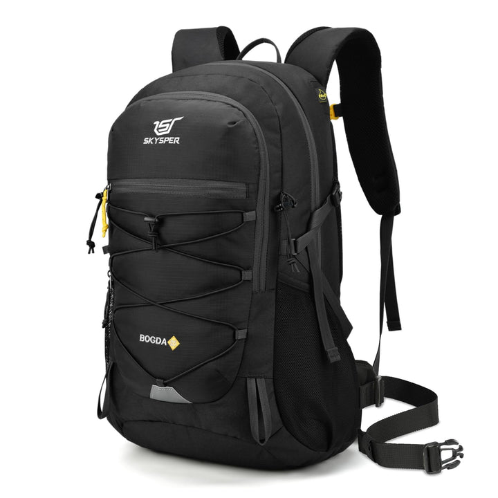 SKYSPER Wanderrucksack 25L, Klein Rucksack mit Rückenbelüftung aus atmungsaktivem 3D Air Mesh Tagesr