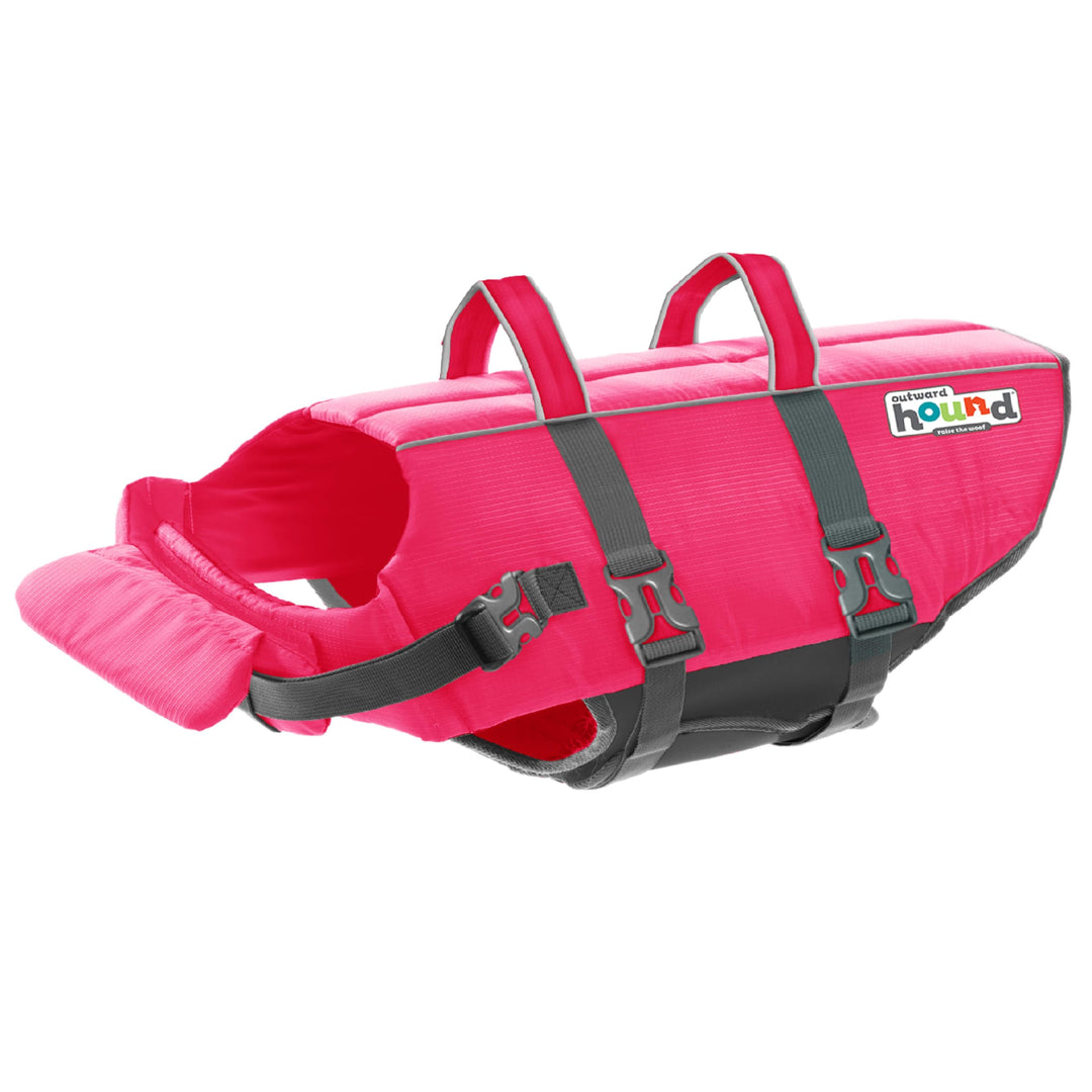 Outward Hound Granby Splash Schwimmweste für Hunde, Grösse M, Pink Granby (Flotation) Medium (Chest